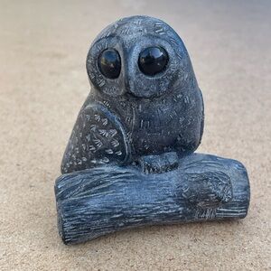 Vintage Wolf Original Soap Stone Owl Canada